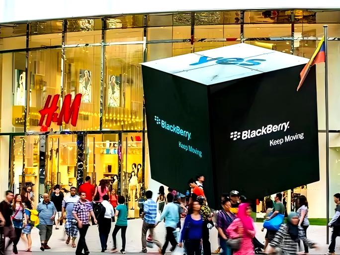 Shopping mall square magic cube screen