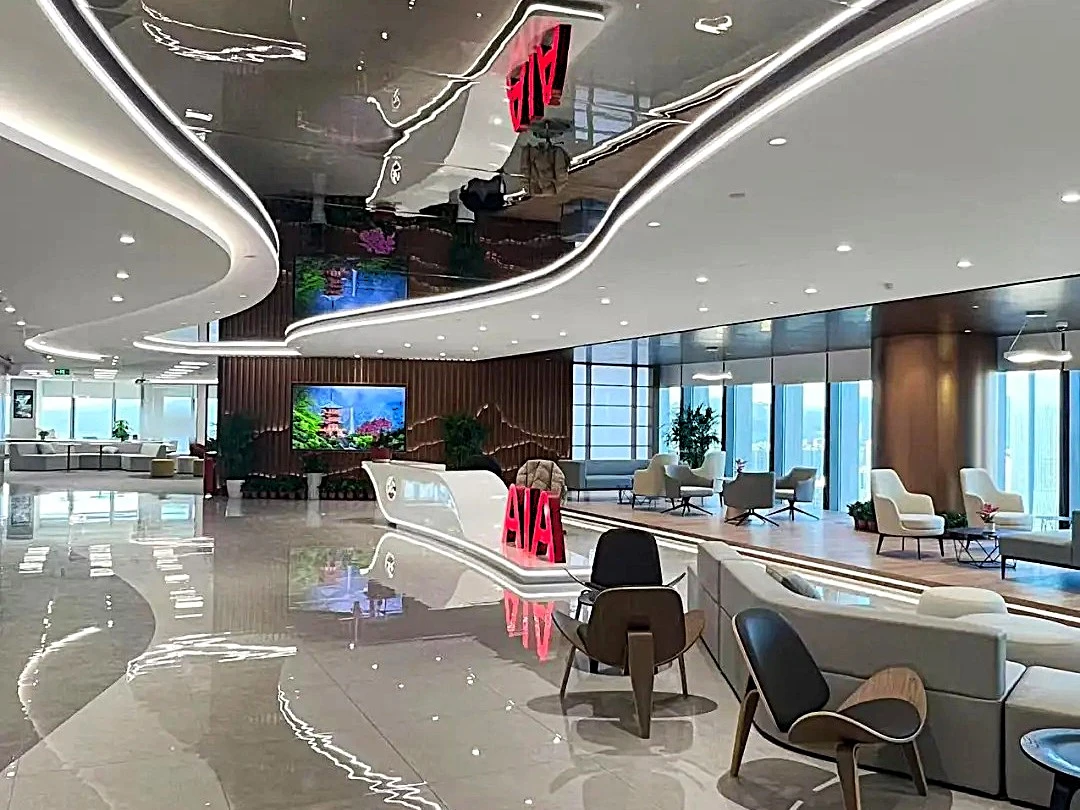 What difference does the corporate lobby LED screen bring to your company?