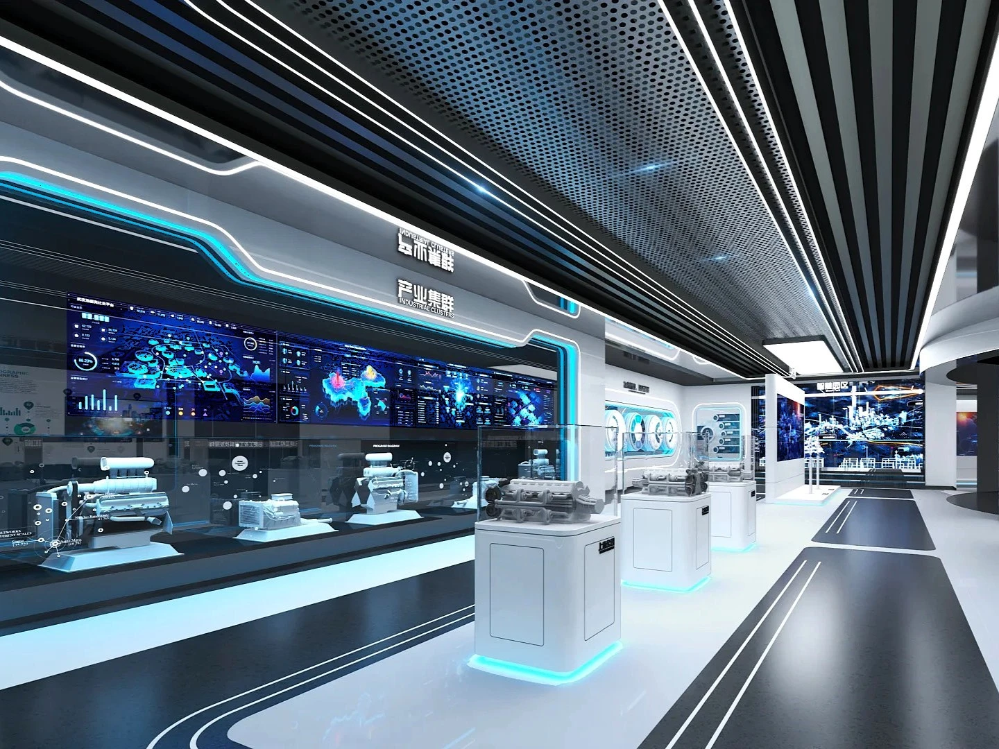 The LED screen in the corporate exhibition hall brings many unique values ​​to the company. It vividly displays the corporate image, product features and service advantages with high definition and bright colors, instantly attracting visitors' attention, strengthening brand impression, and enhancing the company's recognition and influence. Its flexible content display function can update information at any time, whether it is new product promotion, corporate dynamics or technological achievements, it can be presented in time to maintain the timeliness and freshness of the exhibition hall content. 