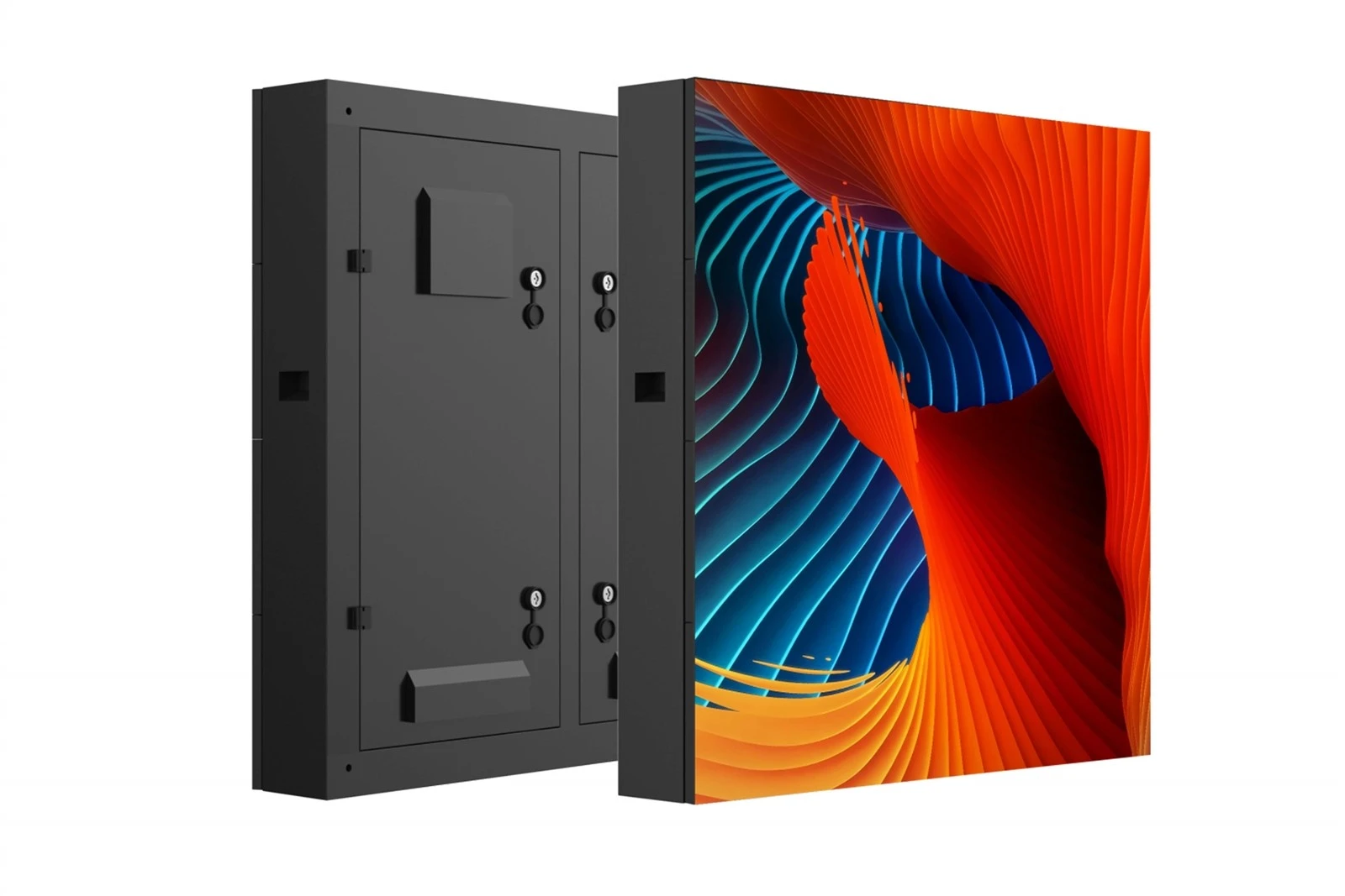 The outdoor LED display cabinet is made of high-quality sheet metal materials with high strength, corrosion resistance, and stable structure. It can effectively resist wind and rain erosion, ensure long-term and stable operation of the equipment, and adapt to extreme outdoor environments.
