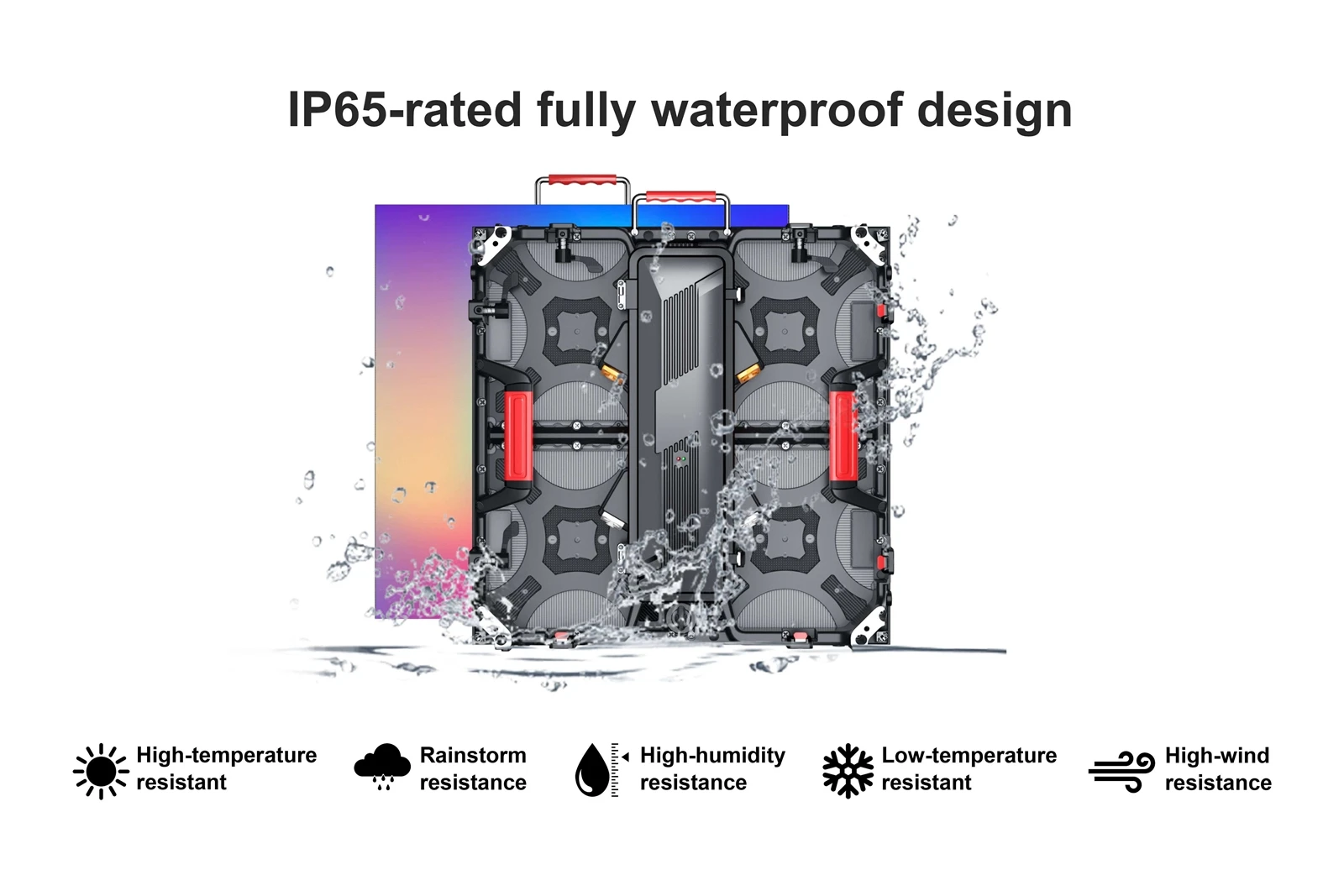 High protection level IP65+ High protection level IP65+